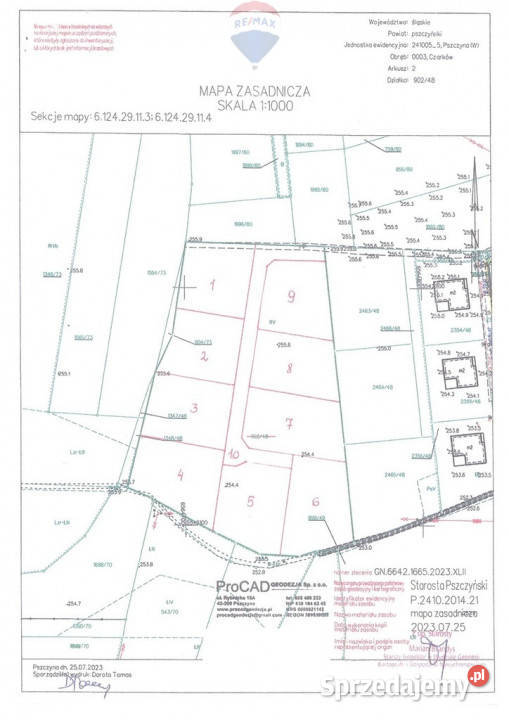 DZIAŁKA BUDOWLANA CZARKÓW KPSZCZYNY śląskie Czarków