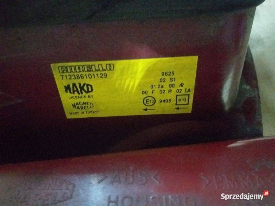 54G Lampa tył tylna prawa Fiat Palio Lampy tylne Włoszczowa