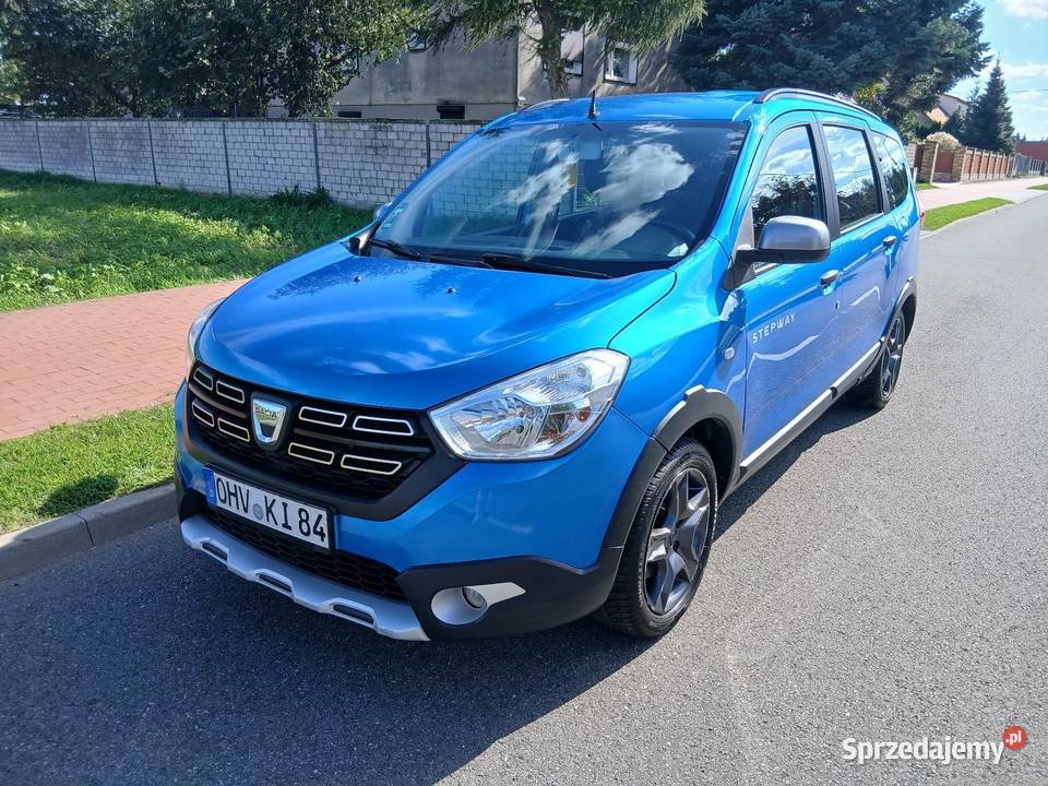 Dacia Lodgy stepway 7 osobowa 130tyśkm z Niemiec klimatyzacja wielkopolskie Kotlin sprzedam