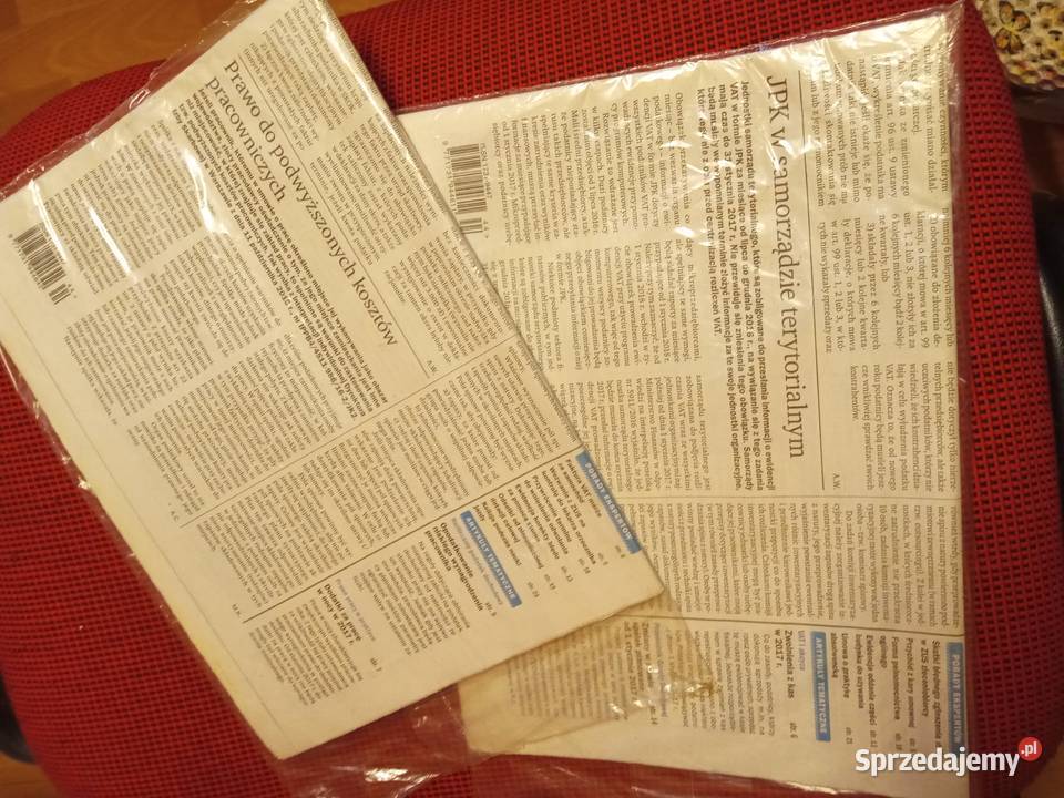 Archiwalne egzemplarze Gazety Podatkowej Limanowa