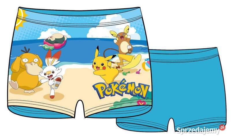 Kąpielówki Dziecięce Bokserki Pokemony Pikachu Mogilany