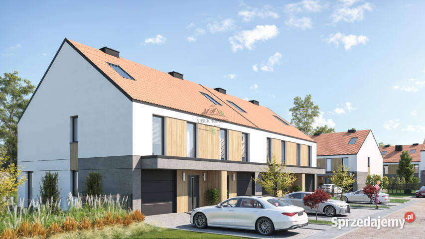 Dom szeregowy Dobrzykowice Wrzosowe Łąki 114m2 Liczba pokoi 3 sprzedam