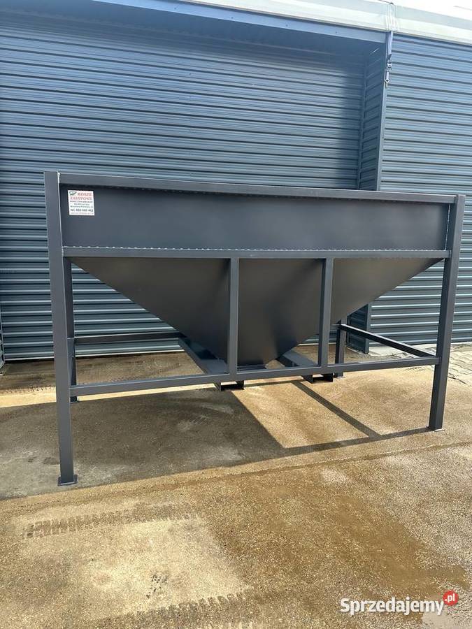 Kosz Kontener zasypowy paczkarka zasobnik 25m3 łódzkie Niedrzew Pierwszy