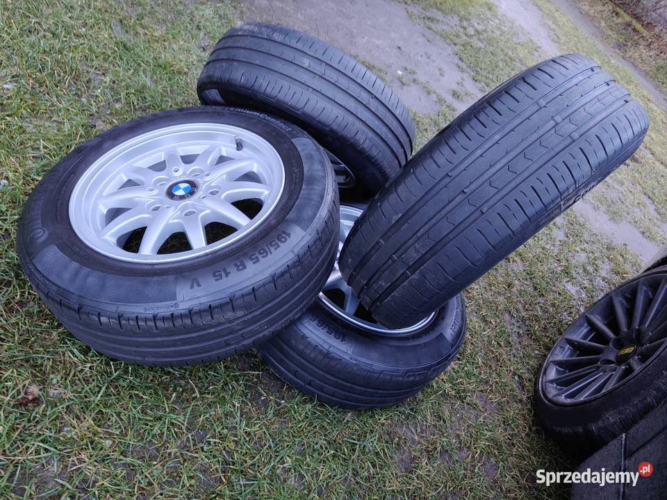 Bmw e36 e46 felgi aluminiowe z oponami letnimi Aleksandrów Łódzki sprzedam
