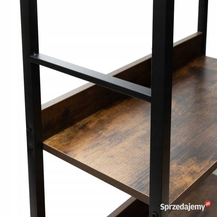 Regał SEZONE 60 x 125 x 28 czarny 28cm lubelskie Ryki