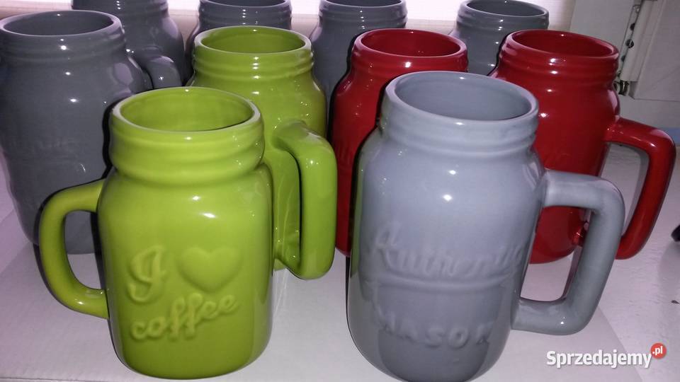 Kubek kufel kawa herbata piwo NOWE kubki 10 Ceramika i szkło sprzedam