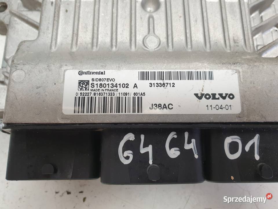 Volvo V60 16 D2 STEROWNIK SILNIKA komputer Chełm sprzedam