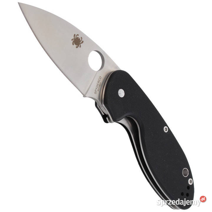 Nóż składany Spyderco Efficient G10 Black Plain Warszawa sprzedam