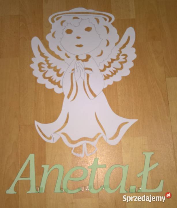 Dekoracje zimowo świąteczne białe z brystolu