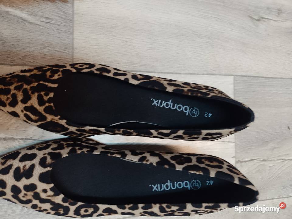 42bpc Bonprix Panterkowe czółenka wieczorowe 27cm Kraków