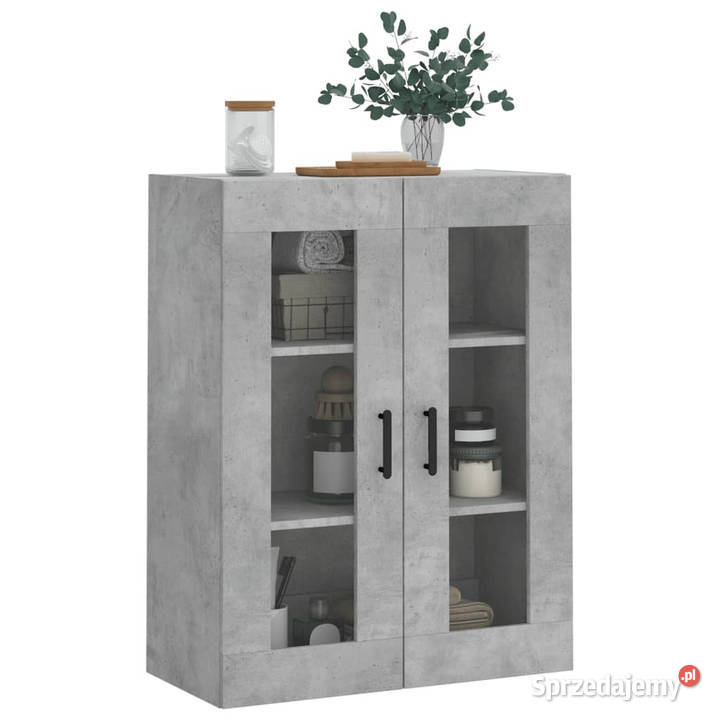 Szafka wisząca szarość betonu 695x34x90 WM828488 mazowieckie sprzedam