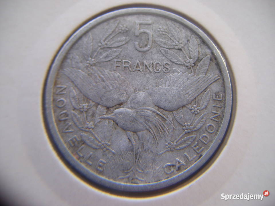 Stare monety 5 frank 1952 Nowa Kaledonia podkarpackie Lesko