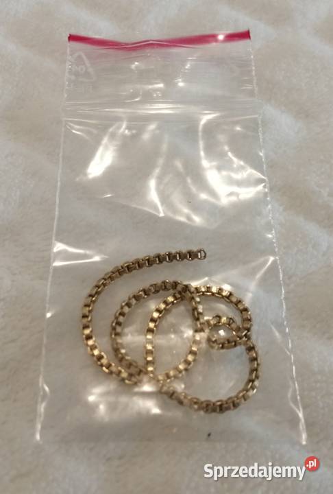 Łańcuszek 2x2mm kolor złoty 175 Kreatywne Czeladź sprzedam