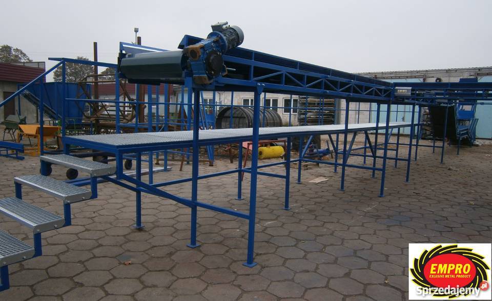 segregacja stół przebierczy przenośnik taśmociąg wielkopolskie Zielniki