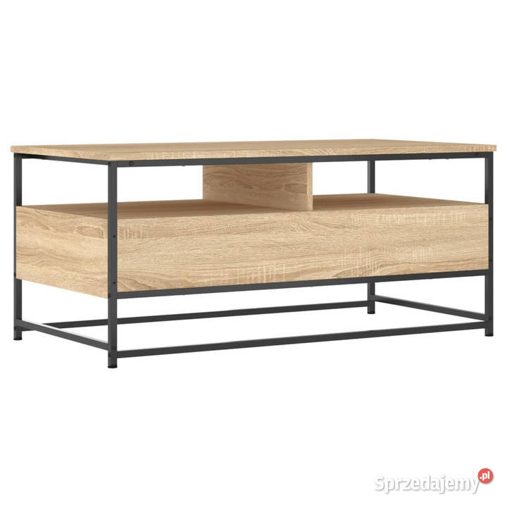 Stolik kawowy dąb sonoma 100x51x45 materiał Warszawa
