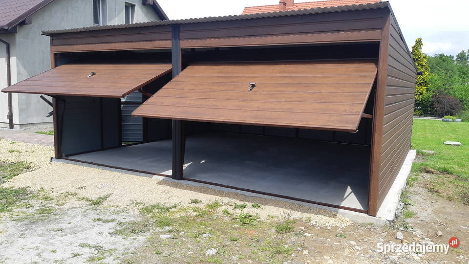 Garaż Blaszany Jednospadowy 6x6m Garaże Blaszane Międzyrzecz
