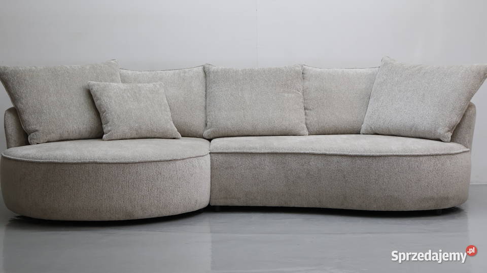TDf NOWOCZESNY NAROŻNIK SOFA KANAPA beżowa wielkopolskie Poznań