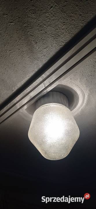 Lampa elektryczna prl Krotoszyn