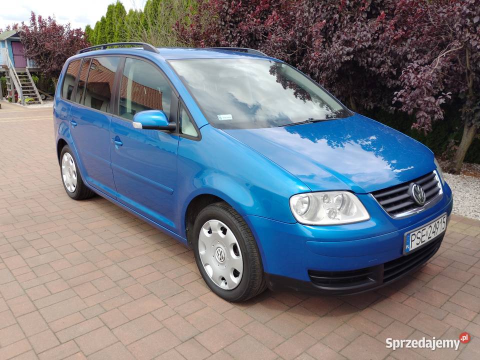 VW Touran 16i 2004r 7osób 6 biegów BEZ KOROZJI wspomaganie kierownicy