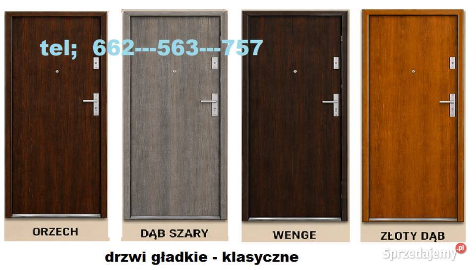 Drzwi wejściowe zewnętrzne z MONTAŻEM Tychy sprzedam