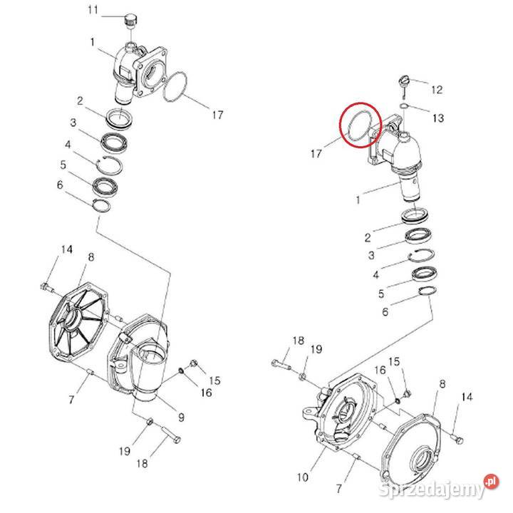 Oring 8440 x 310 mm LS XJ25 LS MT335 LS MT340 LS Tajęcina