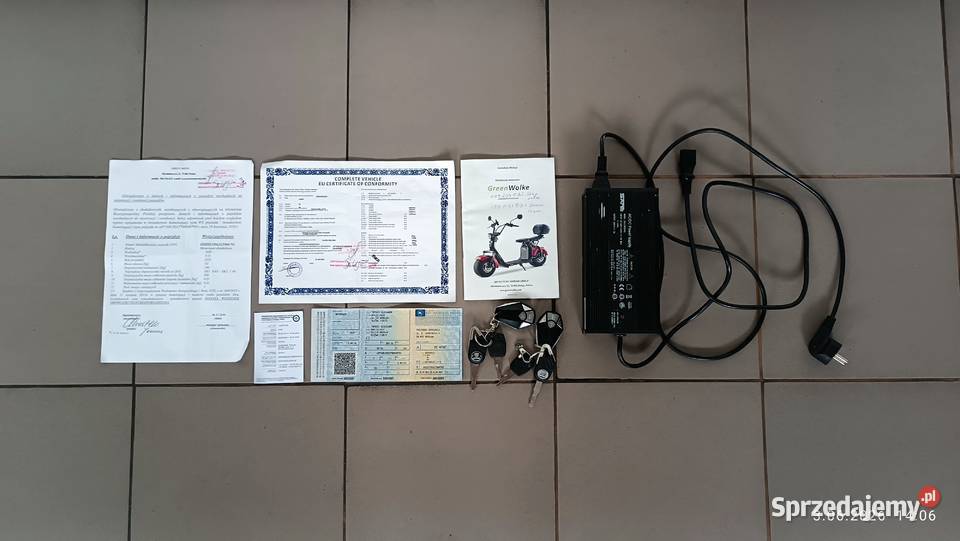 Skuter elektryczny dwuosobowy zarejestrowany Wysokie Mazowieckie
