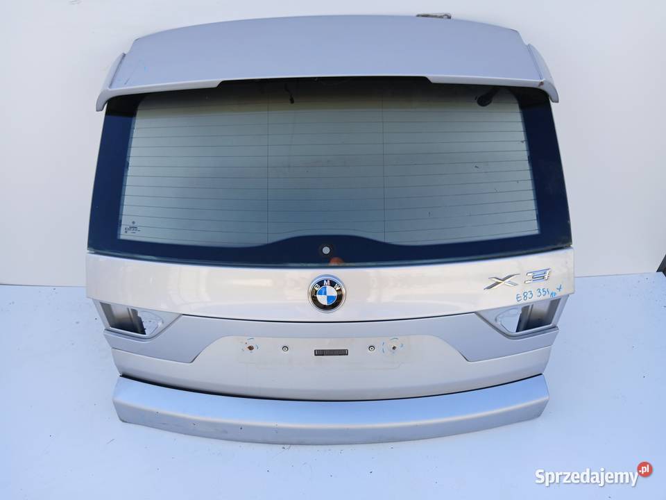 KLAPA BAGAŻNIKA BMW X3 E83 3547 TITANSILBER osobowe Strzyżewice