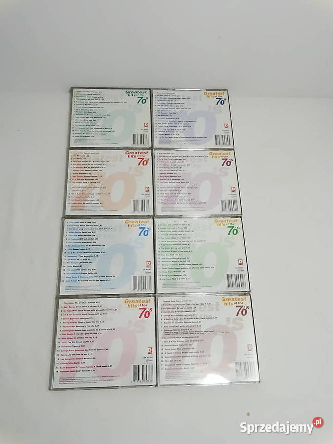 Zestaw muzyczny Greatest Hits of the 70s 8 płyt 3 i więcej Biłgoraj