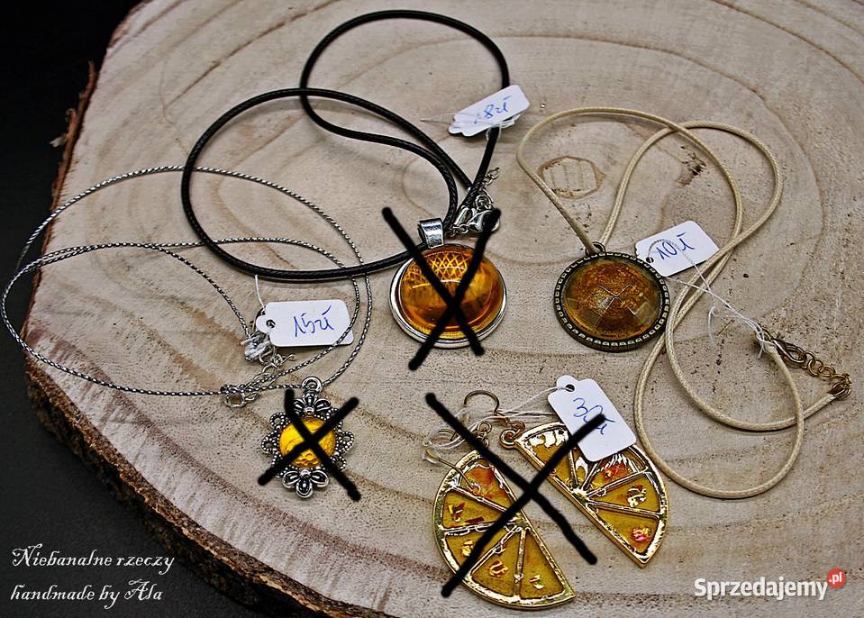Biżuteria z żywicy Rękodzieło Kutno