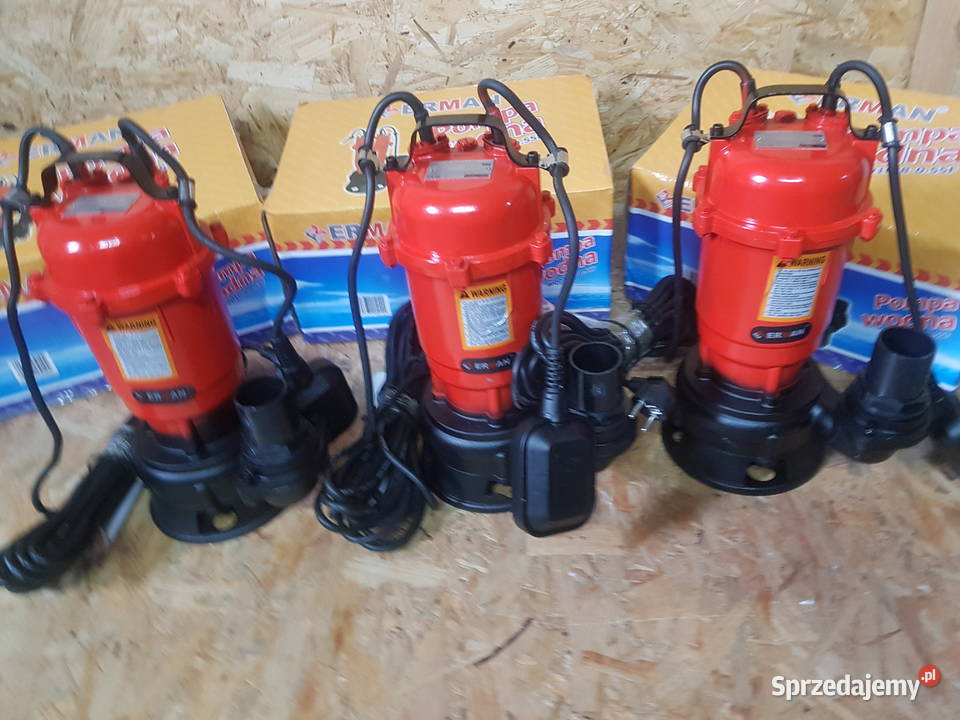 Pompa zatapialna do brudnej wodyszamba pływak Głogowa sprzedam