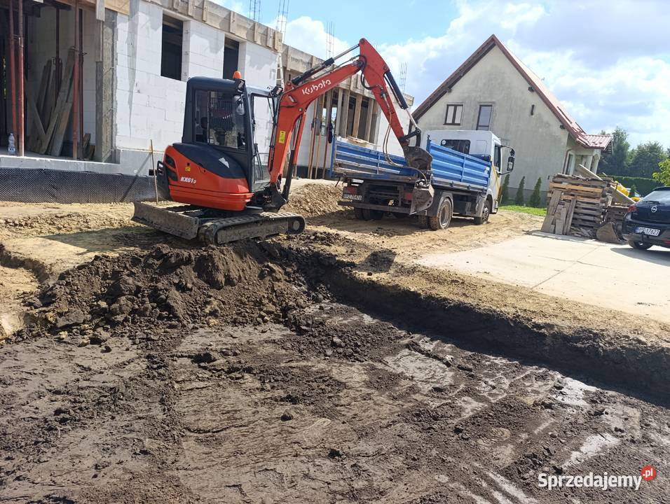 Usługi Minikoparką Wywrotką Fundamenty Przyłącza Kańczuga