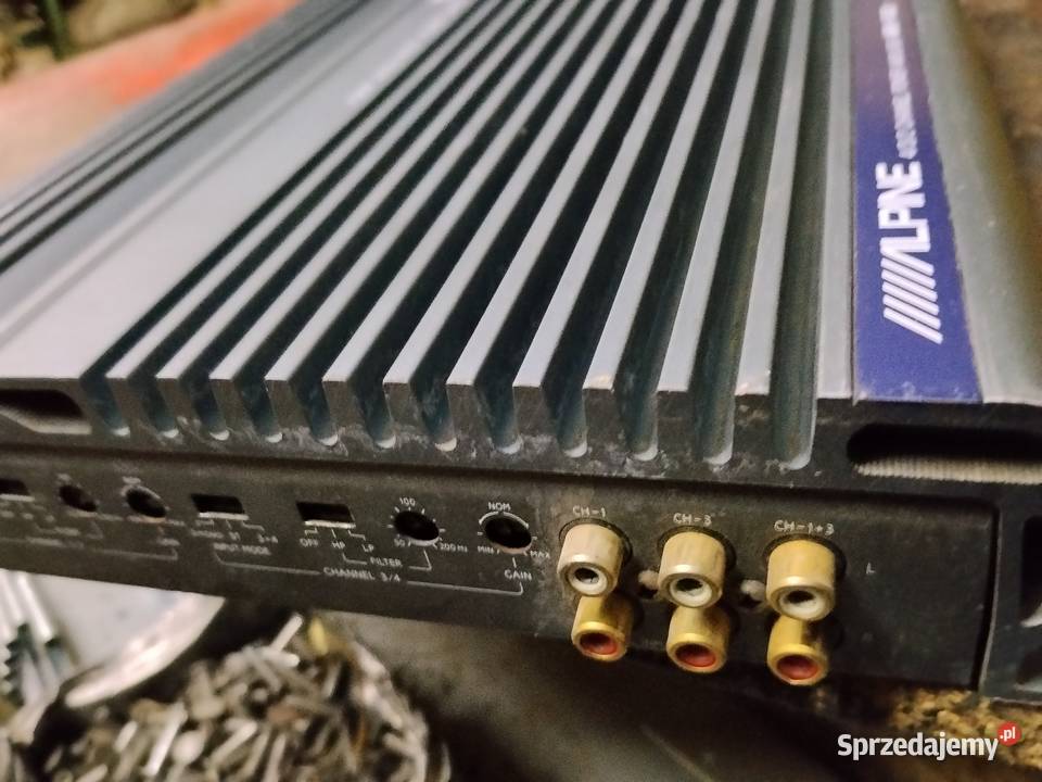 Wzmacniacz samochodowy Alpine v12 Ilość kanałów 4 Jawor sprzedam