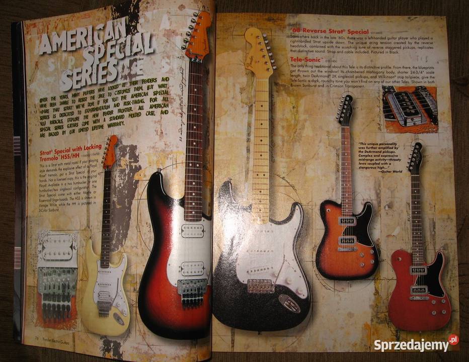 Fender Frontline 2002 katalog Fender Kępice