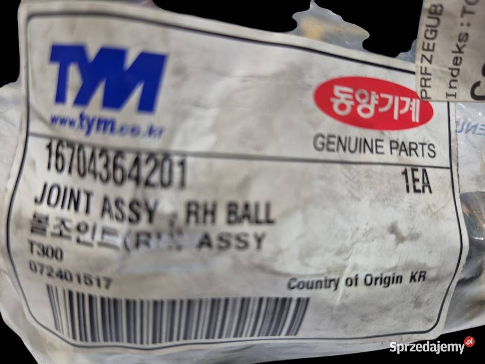 Tym przegub układu kierowniczego 16704364201 Żnin