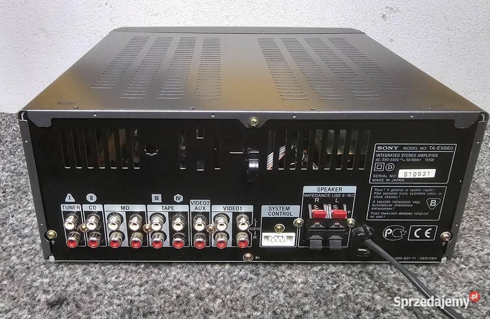 Wzmacniacz stereo Sony TAEX660 sprawny wysyłka Kraków