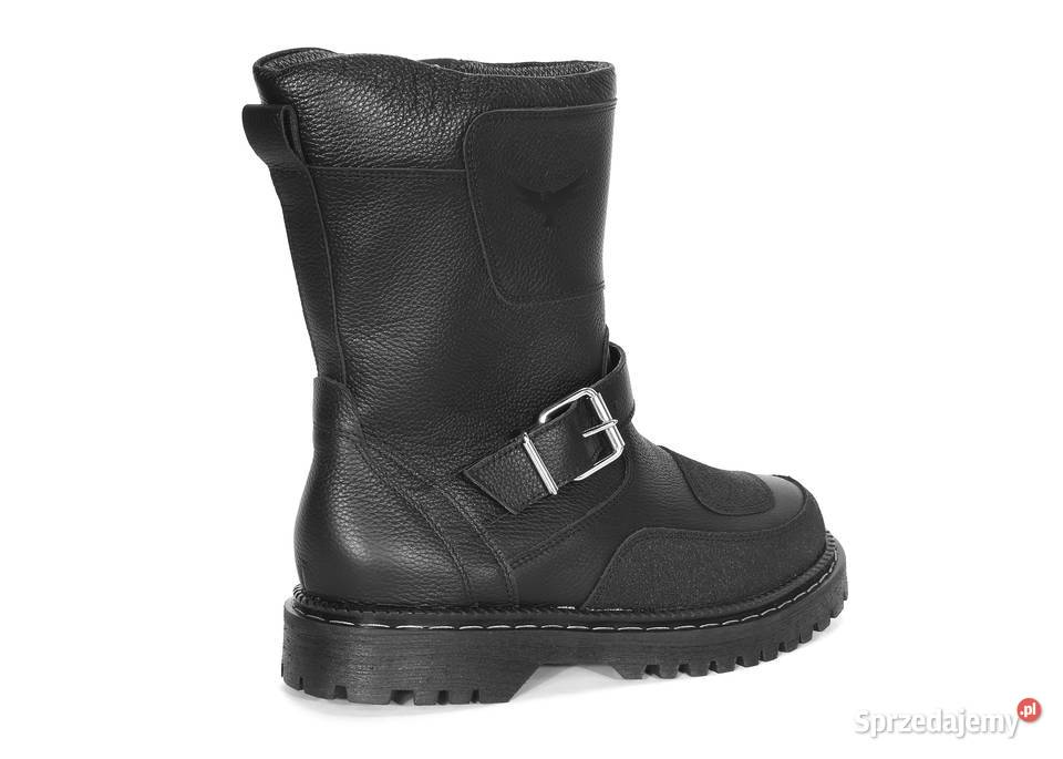 Botki męskie motocyklowe na traperze 36 41 23cm Kalwaria Zebrzydowska