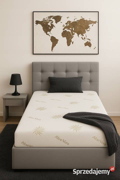 120x200 łozko tapicerowane pojemnikmaterac Piastów