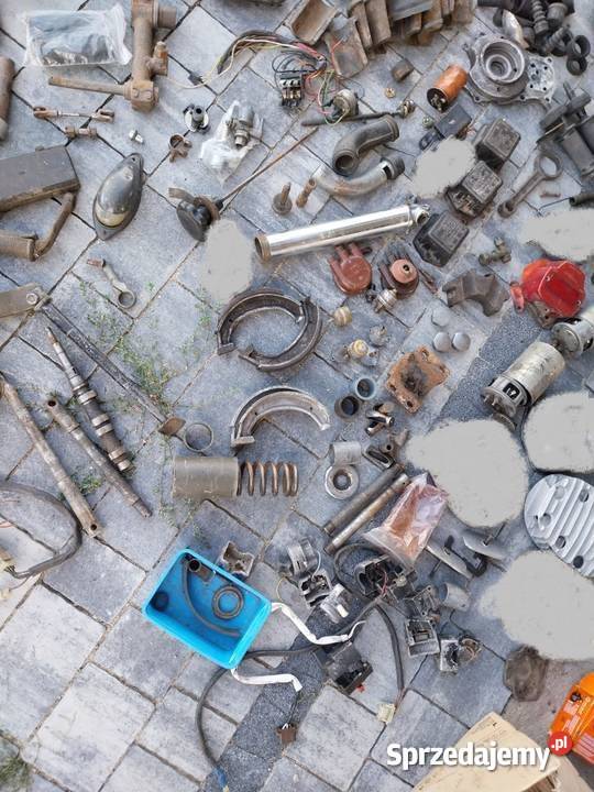 M72 Ural K750 zestaw części garażowe porządki Kończyce