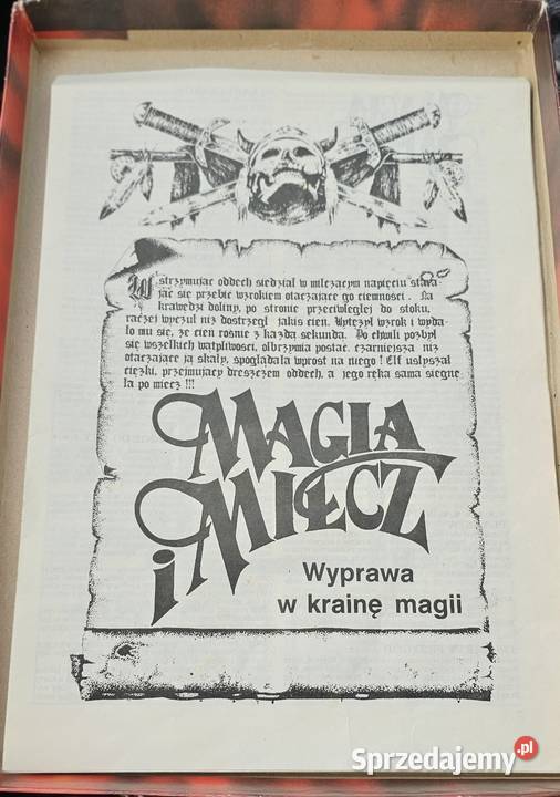Magia I miecz sfera 89 Warszawa sprzedam