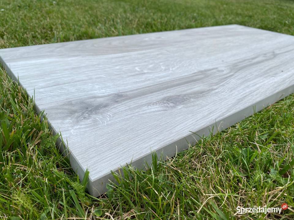 PŁYTY TARASOWE 40X80 2 GRUBY GRES CAMOS GREY Łask