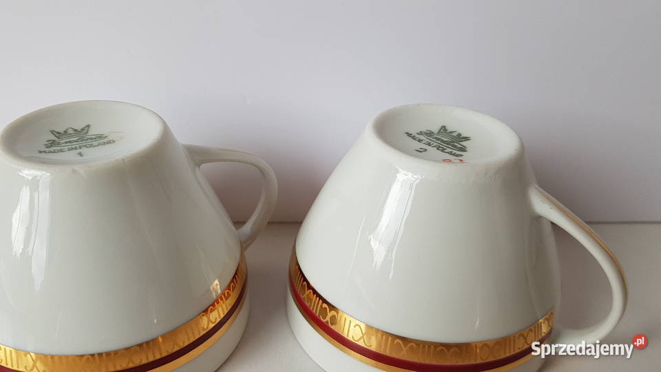 Serwis porcelanowy do kawy mokki fason Joanna Dąbrowa Górnicza