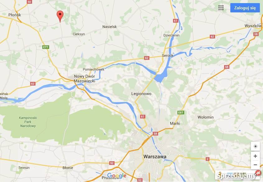 Joniec działka rekreacyjna 1000 m2 domek Joniec