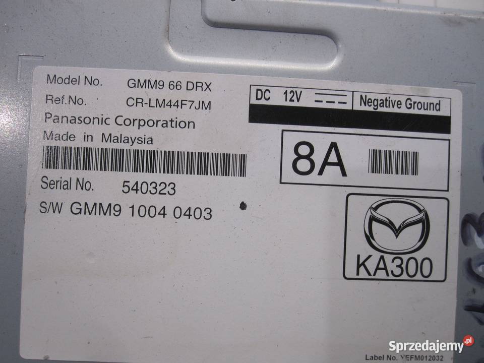 MAZDA 6 III GJ 16r moduł radia GMM910040403 osobowe Kielce sprzedam