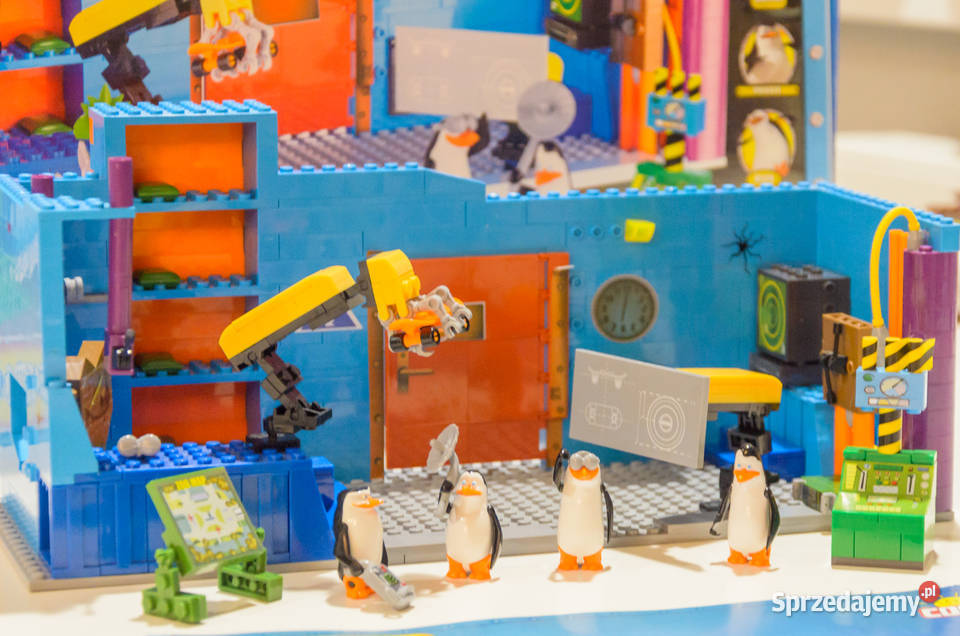 Klocki Cobi Pingwiny z Madagaskaru Sekretna baza śląskie Częstochowa