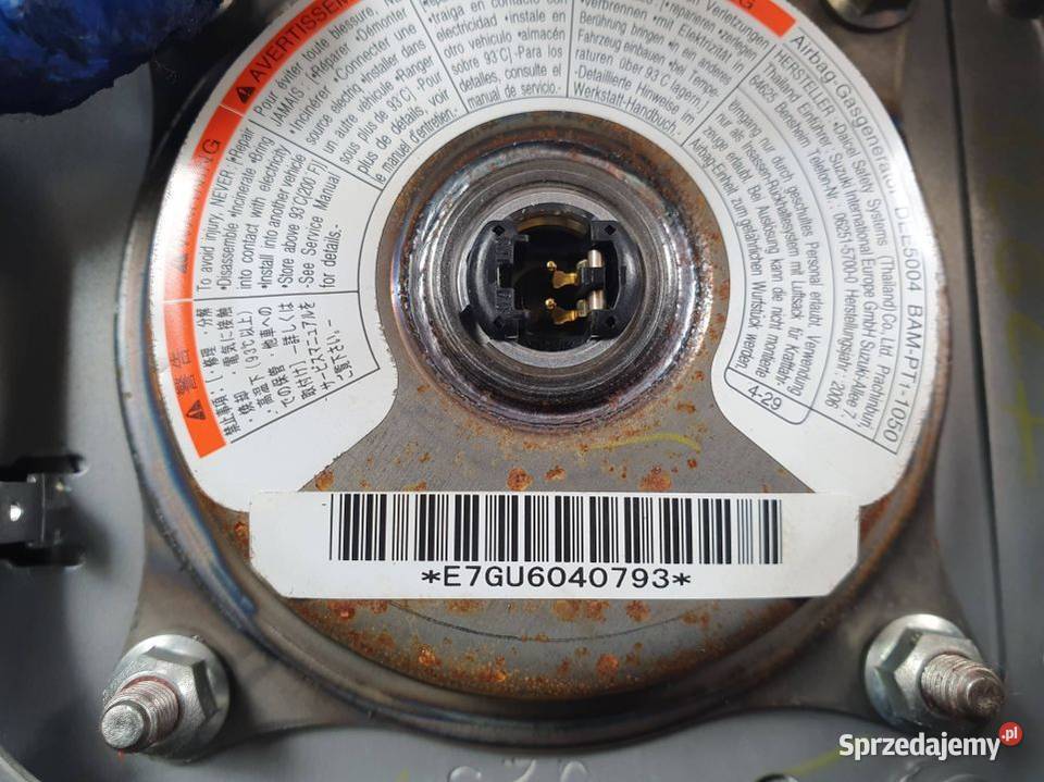 PODUSZKA AIRBAG SUZUKI SWIFT MK6 4815062J10 osobowe Lipno