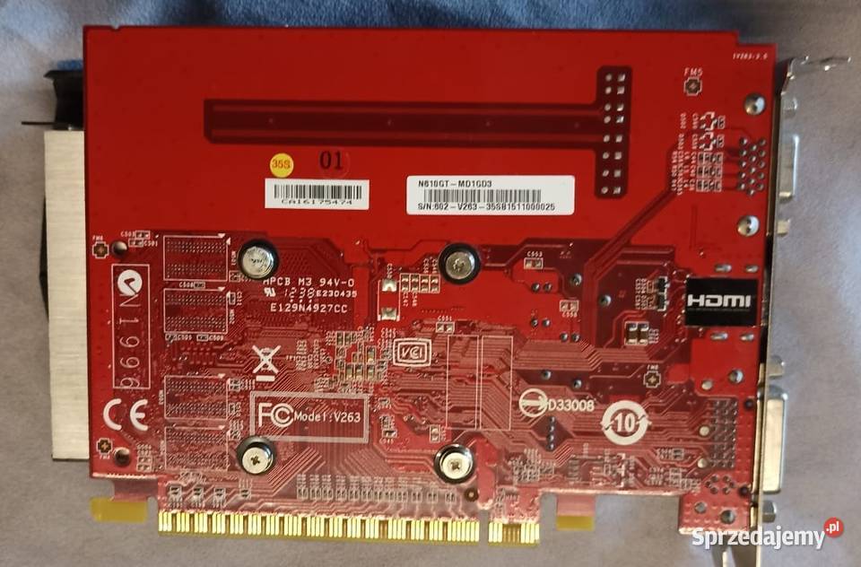 MSI GeForce GT 610 1GB DDR3 N6101GTMD1DG3 HDMI  Wrocław sprzedam
