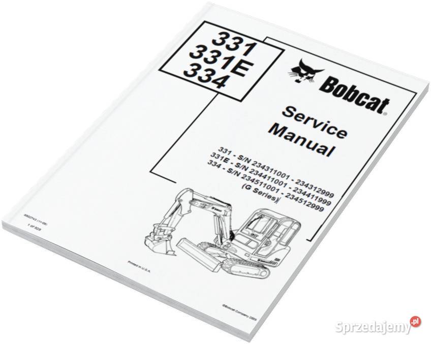 Bobcat 3093 Instrukcja katalog napraw obsługi Szamotuły sprzedam