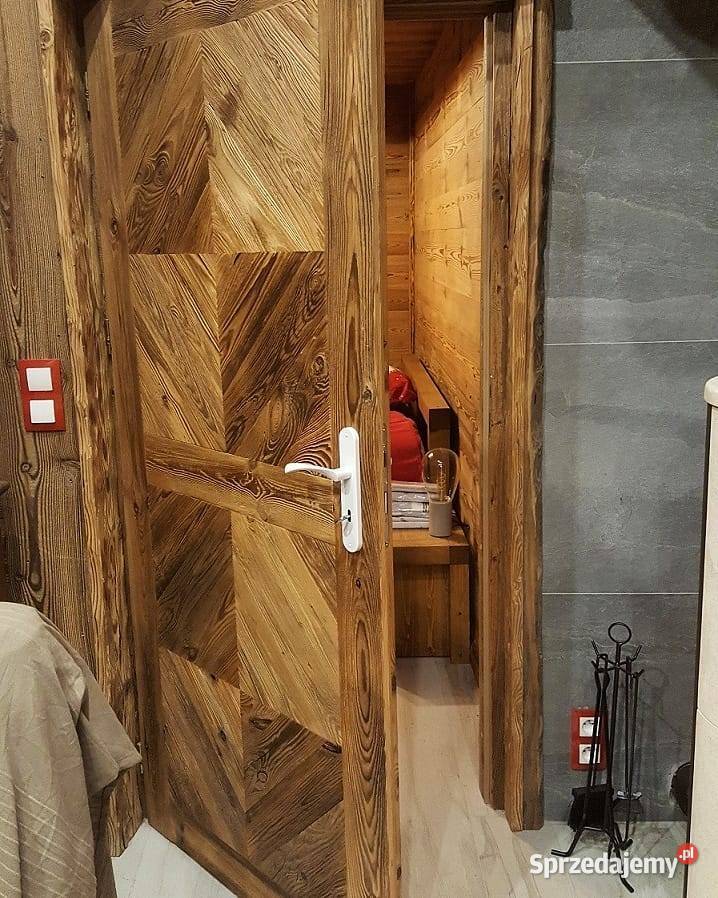 Solidne drzwi ze starego drewna Alldeco Drewno Warszawa sprzedam