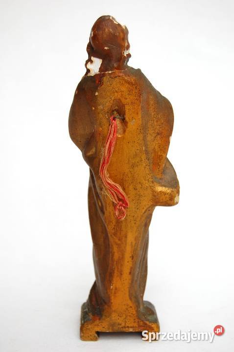 Stara gipsowa figurka świętego figura z gipsu lubelskie Lublin