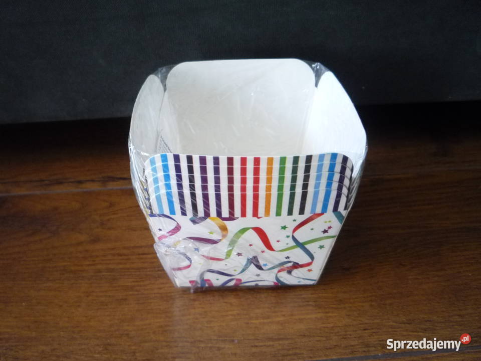 2 opakowania x 5 Pudełka papierowe na chipsy zachodniopomorskie Szczecin